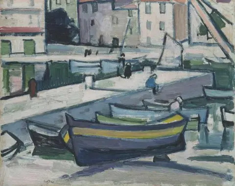 El puerto de Cassis hacia 1913