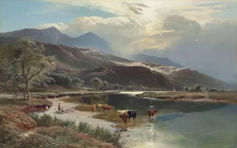 Кадер Идрис Северный Уэльс 1874 г.