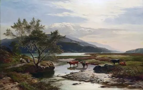 На болотах Мауддах, Северный Уэльс, 1877 г.