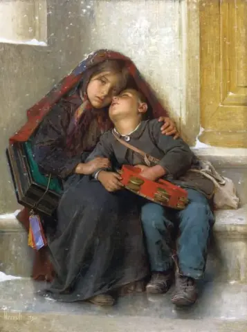 На холоде 1890