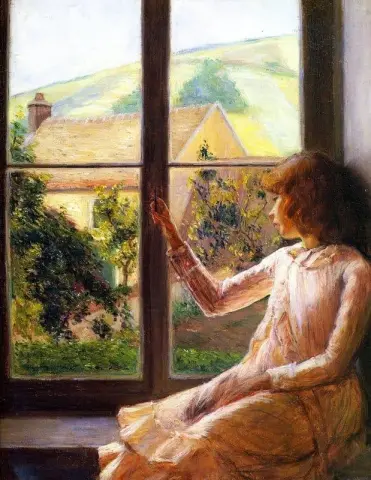 Niño en la ventana 1891