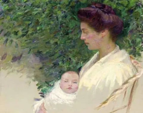 madre y bebe