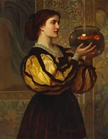 De goudvissenkom ca. 1870