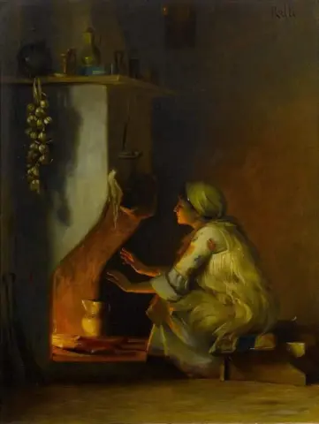 Ragazza Da Un Fuoco