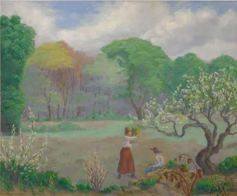 La Cueillette En Fleur Ca. 1897