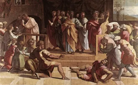 Ananias død