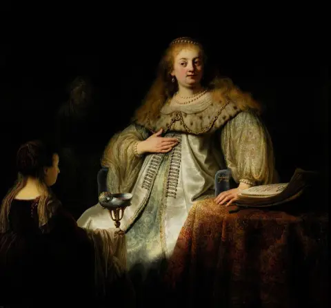 Judit en el banquete de Holofernes
