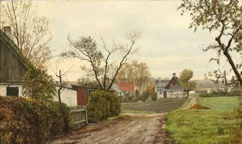 Utsikt från en by 1942