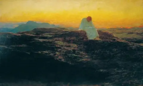 A tentação no deserto 1888