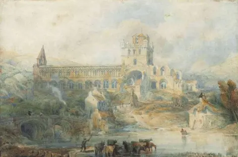 Jedburgh Abbey Scottish Borders Ca. 1834
