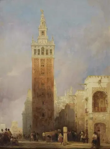 The Moorish Tower At Seville 1834