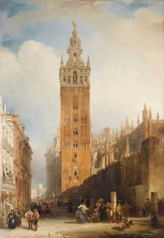The Moorish Tower At Seville Called The Giralda 1833