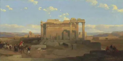 Le Rovine Del Tempio Più Piccolo Di Baalbec