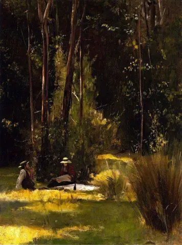 Un picnic domenicale pomeridiano a Box Hill, 1886 circa