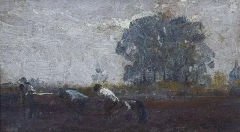 Raccoglitori di patate 1929 circa