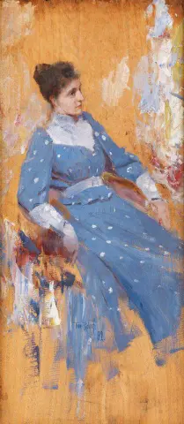 Il vestito blu 1892