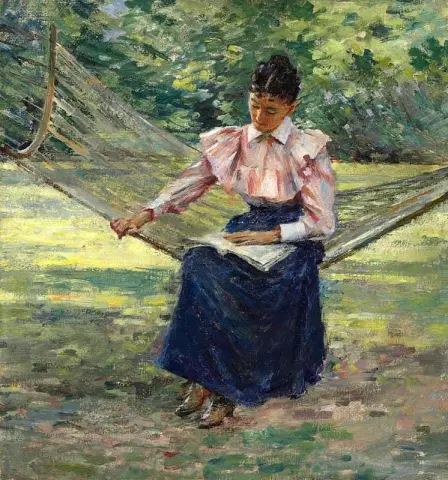 Girl In Hammock 1894