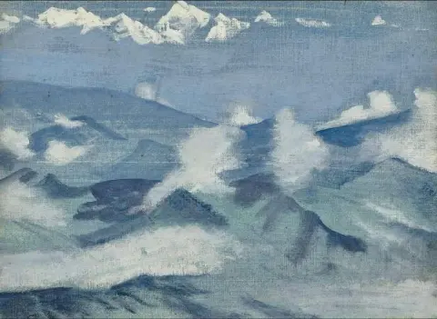 Kanchenjunga de la serie del Himalaya 1924