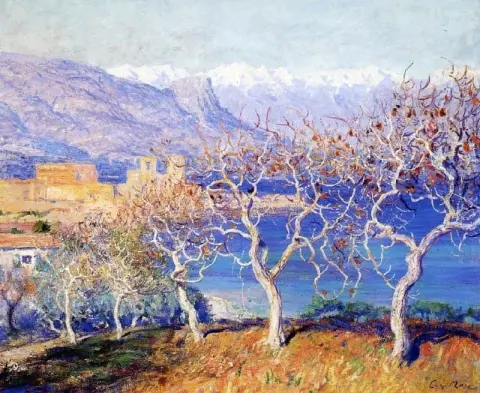 Alberi di fico Antibes circa 1910