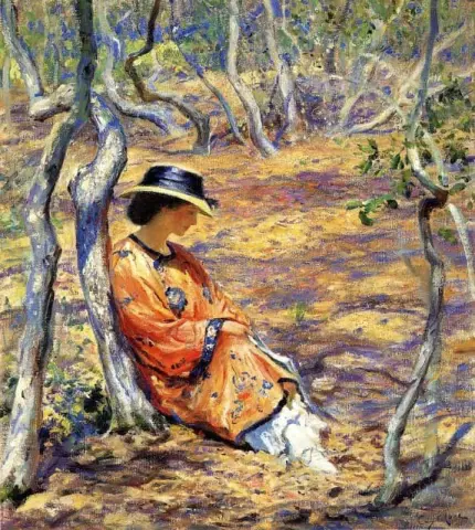 In The Oak Grove Ca. 1919
