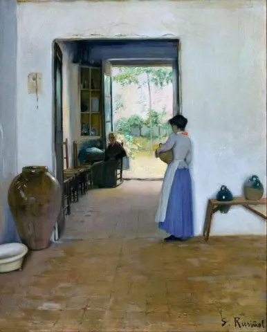 Интерьер Ситжеса, около 1894 г.