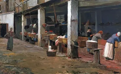 Место стирки в Барселоне