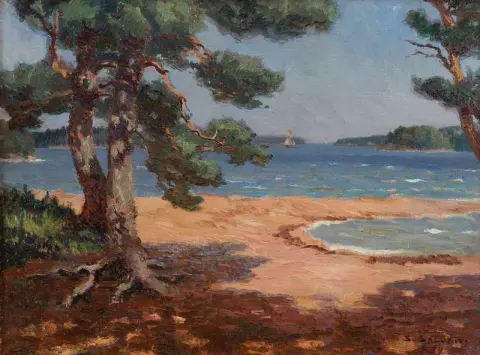 Dia de verão à beira-mar