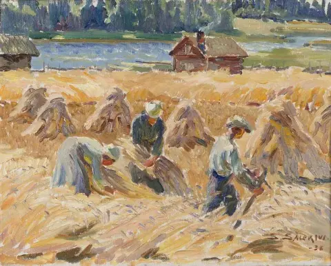 Trabalhadores no campo