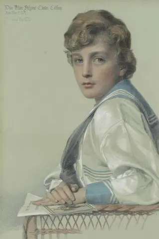 Dion William Palgrave Clayton Calthrop åtta år 1886