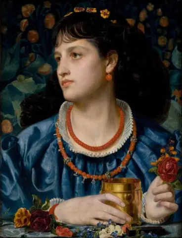 Isolda med kärleksdrycken 1870