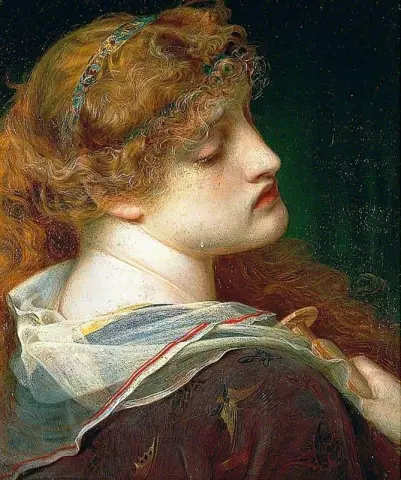 Mary Magdalene Gold Tears Idle Tears 1862