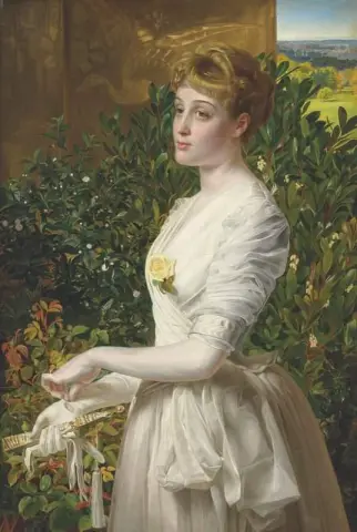 Porträtt av Julia Smith Caldwell 1889