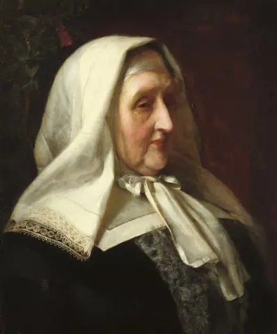 Porträtt av fru Elizabeth Clabburn
