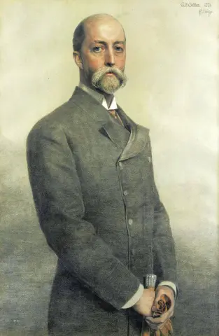 Porträtt av William Gillilan 1886