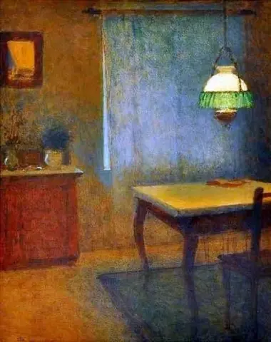 Binnenland Met Lamp