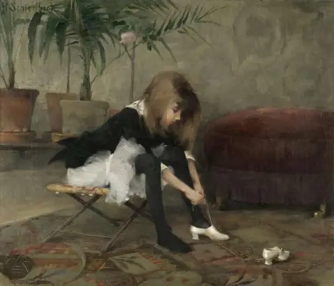 attrice Helene Schjerfbeck