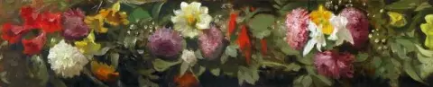 Dahlias And Fuchsia