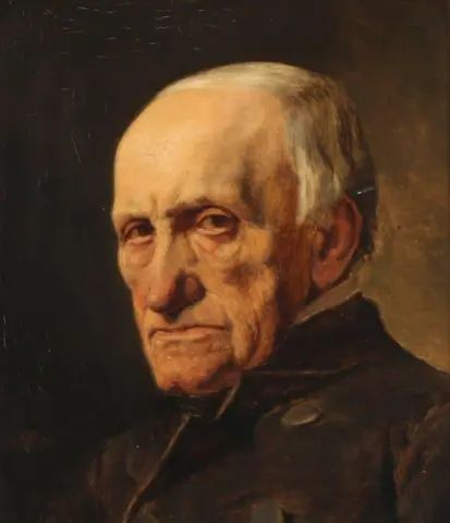 Study Of The Head Of An Old Man