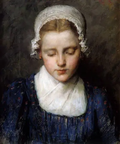 A Portrait Of A Young Girl