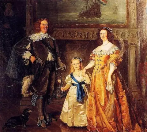 The Royal Family With Queen Wilhelmina 1903