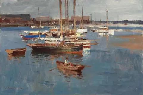 Yachts At Brightlingsea Essex