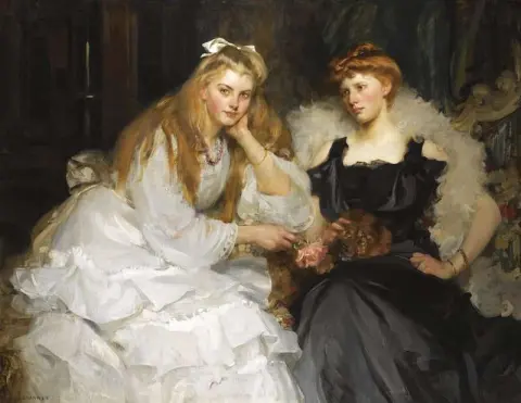 Portretter av Lorna og Dorothy Bell, døtre av W. Heward Bell Esq