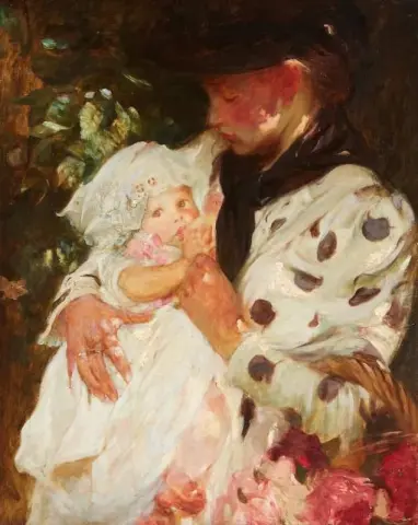 Blomsterjenta 1900