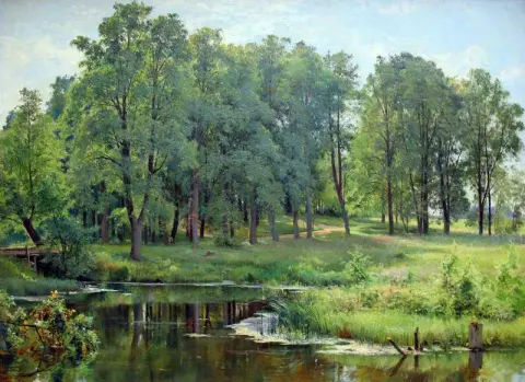 In het park
