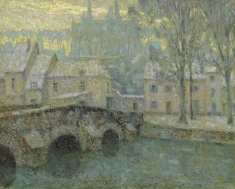 La nieve Chartres 1918