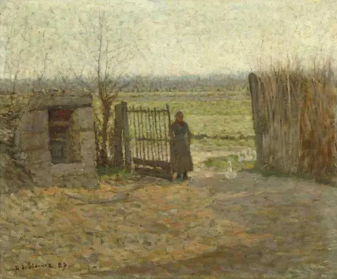 La puerta de la granja 1887