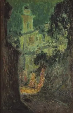 La calle del claro de luna Villefranche-sur Mer 1926