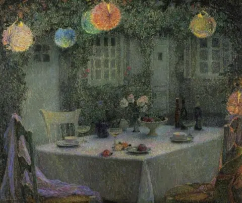 La mesa de la linterna Gerberoy 1924