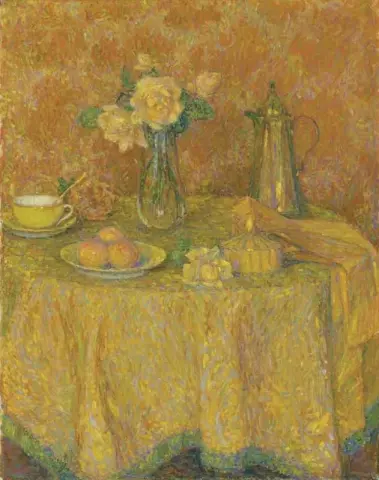 La mesa de la armonía amarilla 1927