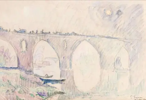 蒙托邦老桥 1922 年